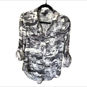Rock & Republic Camo Button Down Shirt XS